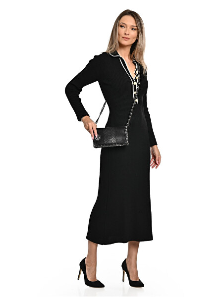 Dámská kožená crossbody kabelka