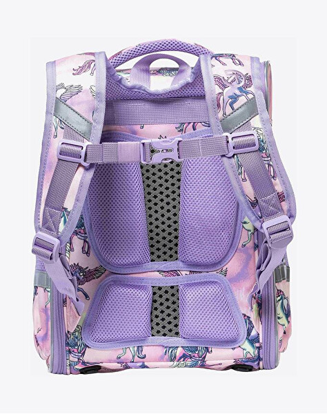 Školská aktovka Alex Purple Unicorn