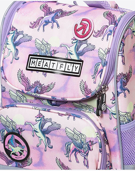Školská aktovka Alex Purple Unicorn