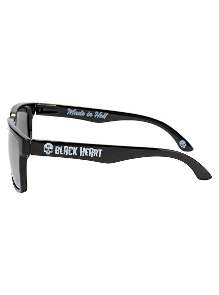 Slnečné okuliare Memphis Black Heart Black/ Mirror