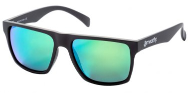 Ochelari de soare polarizați Trigger 2 B - Black Matt, Green