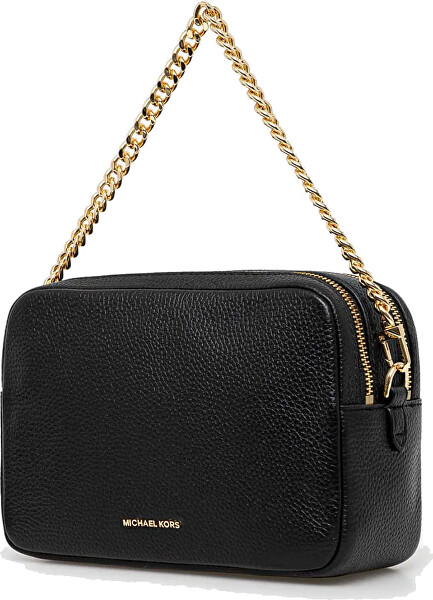 Dámská kožená crossbody kabelka 32S5GYTC5L Black