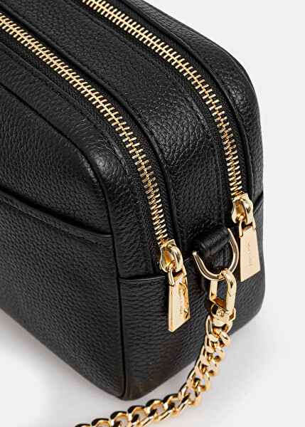 Dámská kožená crossbody kabelka 32S5GYTC5L Black