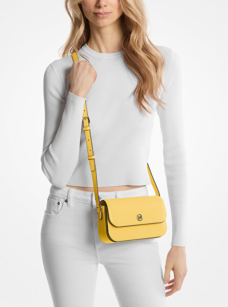 Dámská kožená crossbody kabelka 35F4GTVC1L LUGGAGE