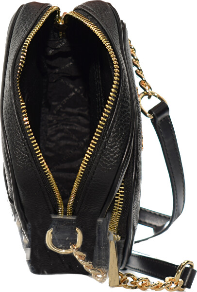 Dámská kožená crossbody kabelka 35H3GTVC2L Black