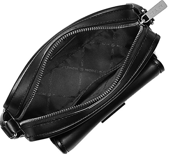 Dámská kožená crossbody kabelka 35R5S2BC0L BLACK