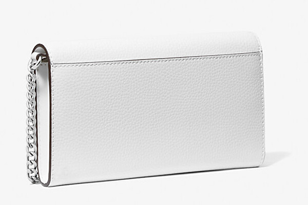 Dámská kožená crossbody kabelka 35S5S2ZC7L OPTIC WHITE