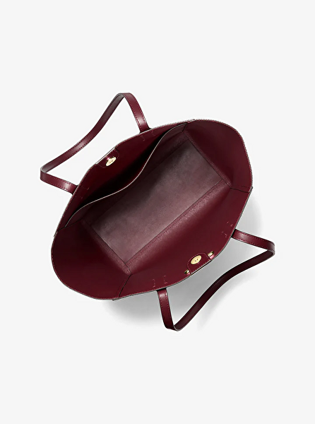 Dámská kožená kabelka 2 v 1 35F4G2VT7T OXBLOOD