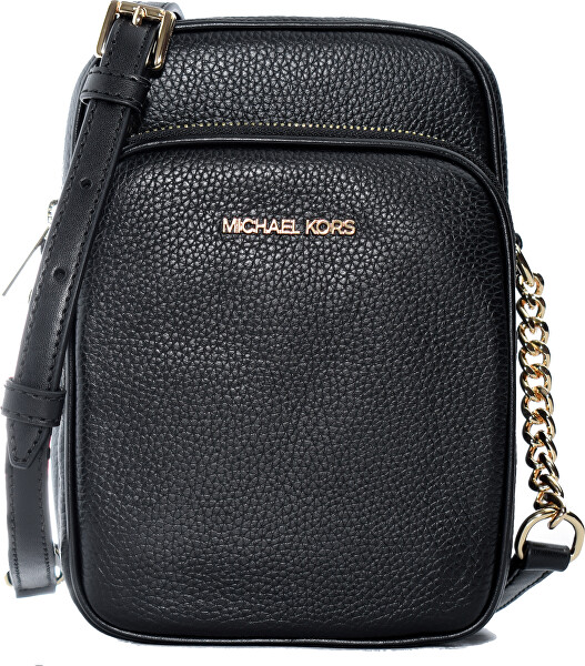 Dámská kožená crossbody kabelka 35H3GTVC2L Black