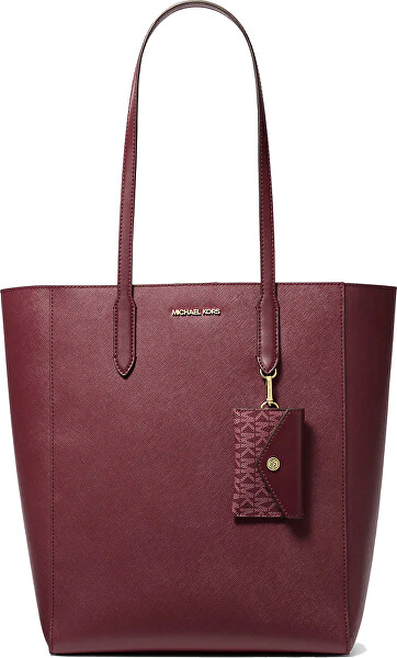 Dámská kožená kabelka 2 v 1 35F4G2VT7T OXBLOOD
