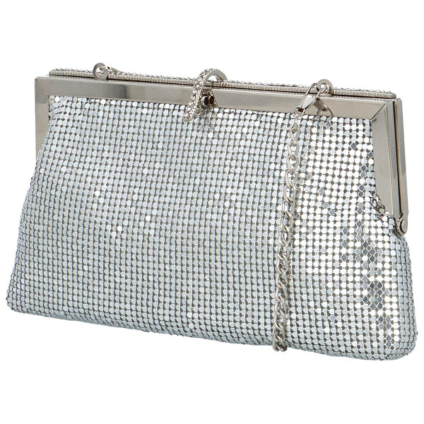 Dámska listová kabelka V6051 silver