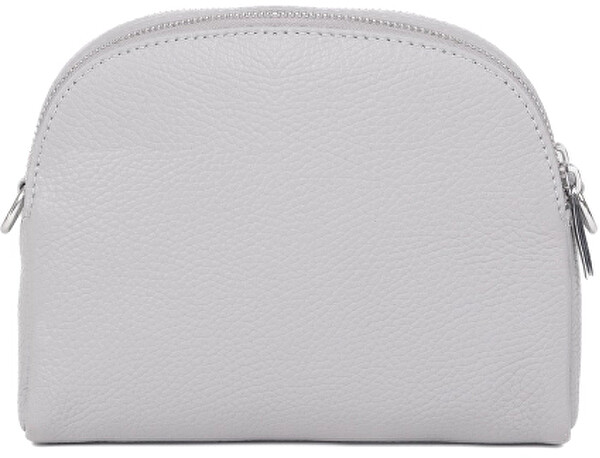 Dámská kožená crossbody kabelka 12 Grey