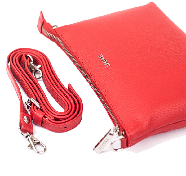 Dámská kožená crossbody kabelka