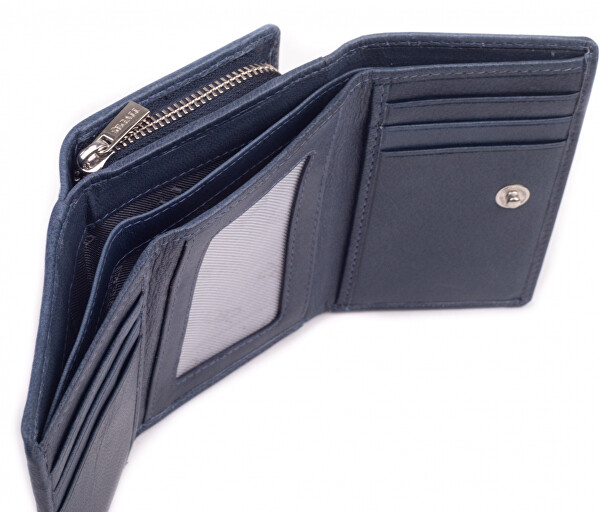 Dámska kožená peňaženka 7106 B S indigo