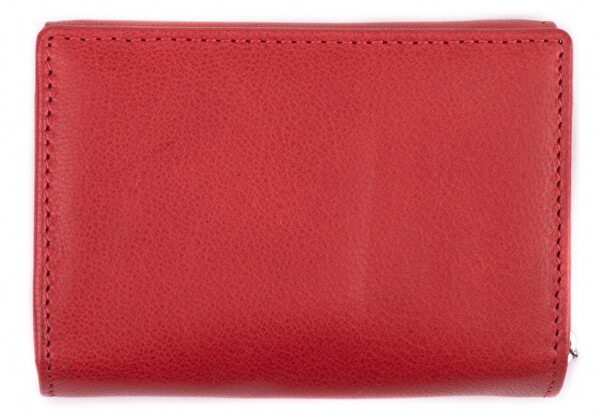 Dámska kožená peňaženka 7106 B S red