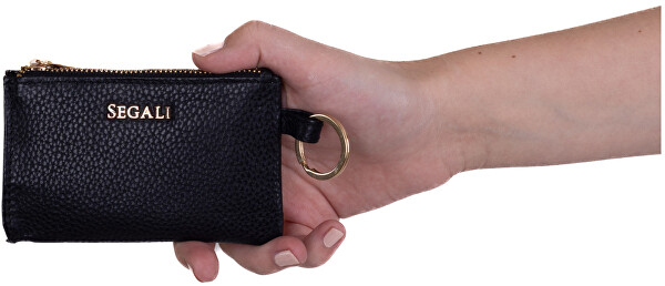 Kožená klíčenka-mini peněženka