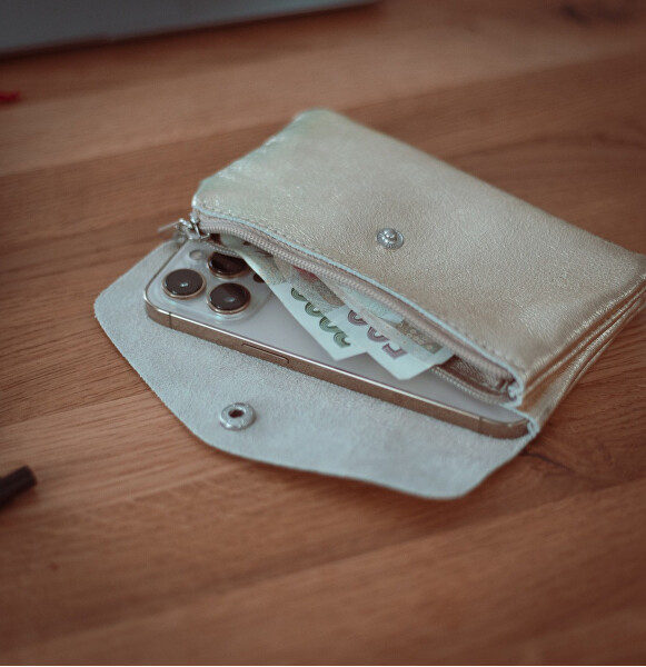 Kožená mini peněženka