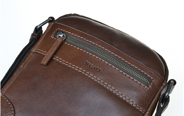 Pánská kožená crossbody taška