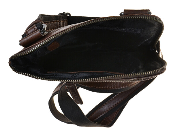 Pánská kožená crossbody taška