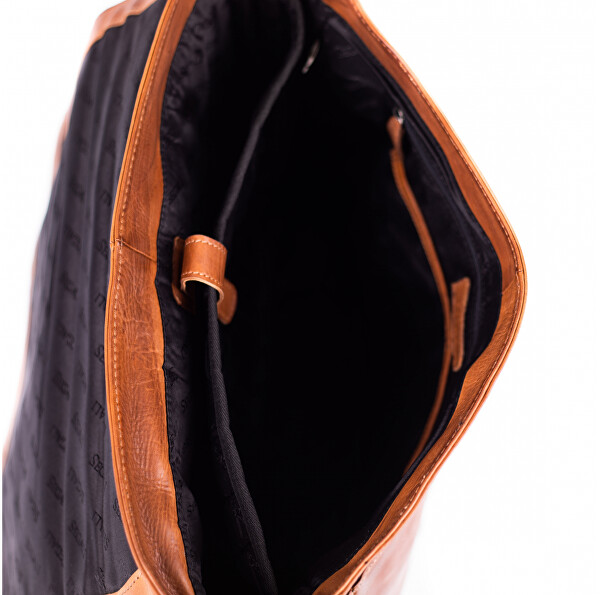 Pánská kožená crossbody taška