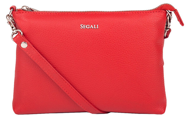 Dámská kožená crossbody kabelka