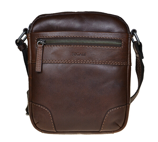 Pánská kožená crossbody taška
