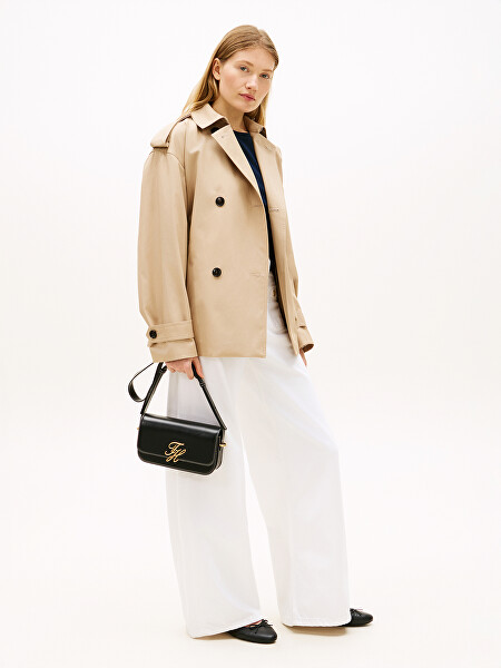 Dámska kožená crossbody kabelka Script AW0AW18399BDS