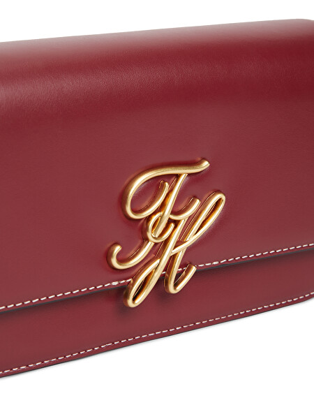 Dámska kožená crossbody kabelka Script AW0AW18399GNE