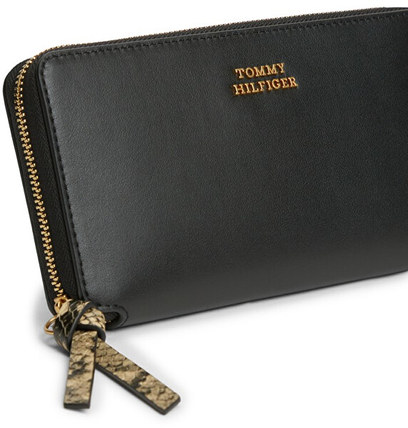 Dámská kožená peněženka Th Leather Large AW0AW18941BDS