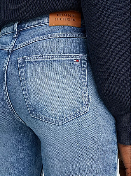 Dámské džíny Distressed Straight Fit