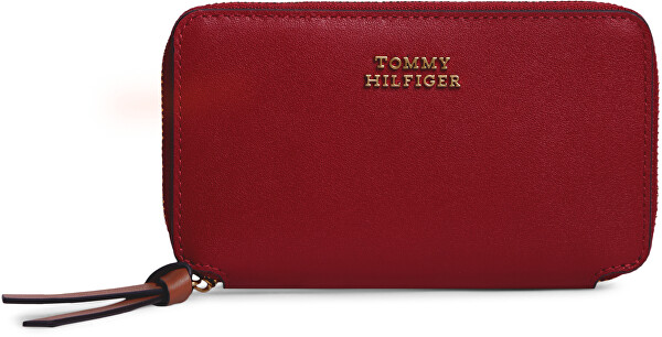 Dámská kožená peněženka Th Leather Medium AW0AW18939XLI