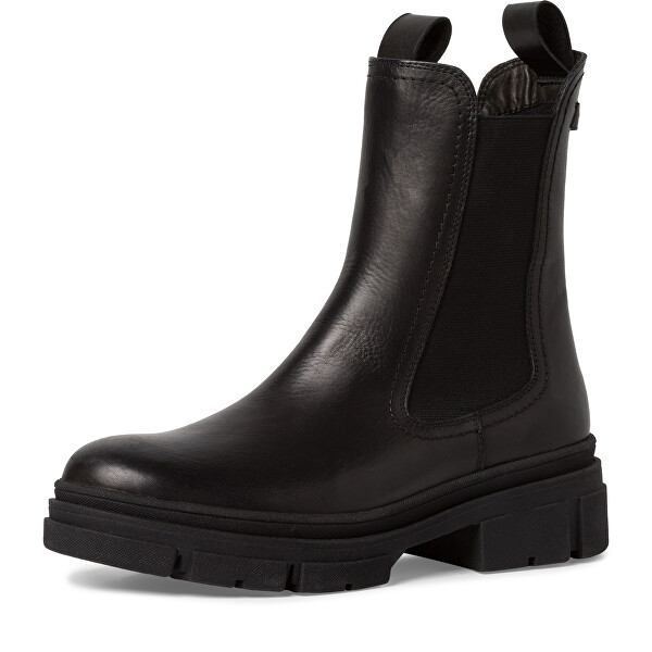 Damen Lederstiefeletten