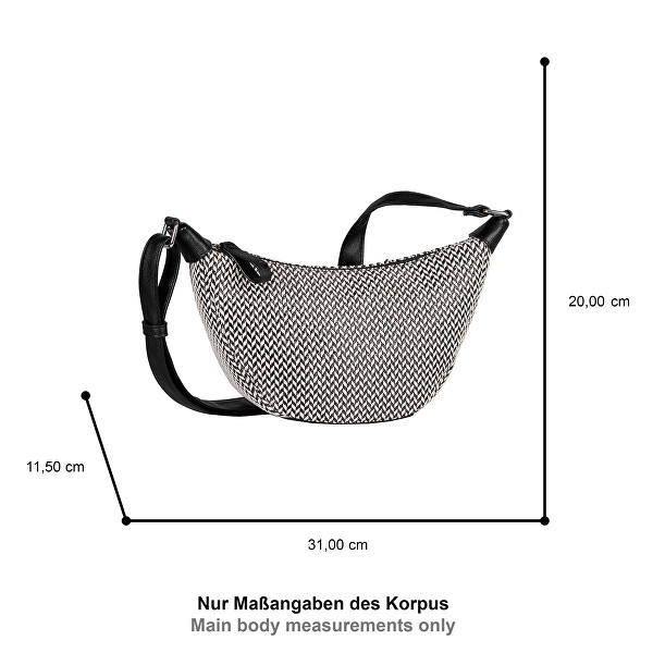 Dámská crossbody kabelka Liriel Raffia 012370