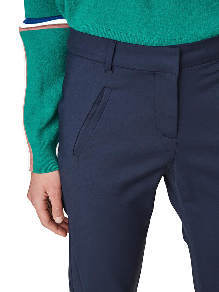 Pantaloni da donna VMVICTORIA NW ANTIFIT ANKLE PANTS NOOS Navy Blazer