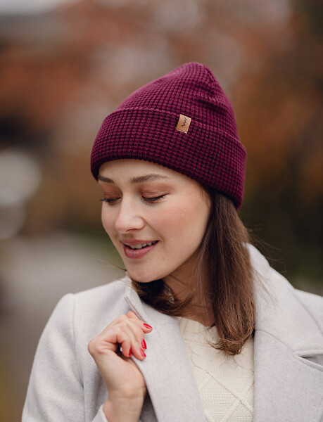 Čepice Mysa Burgundy