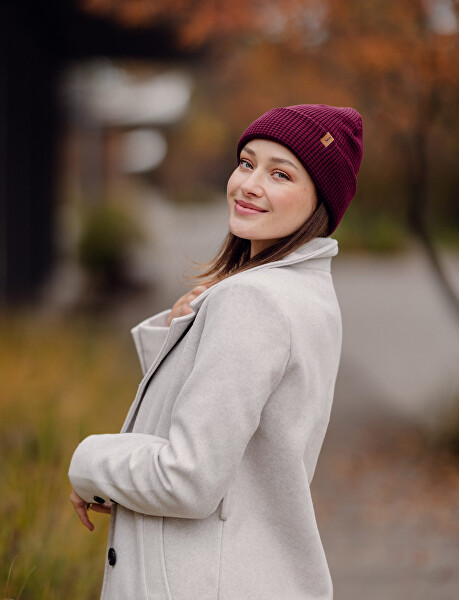 Čepice Mysa Burgundy