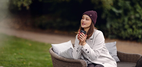 Čepice Rowdy Burgundy