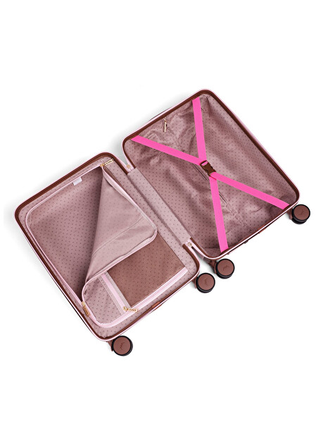 Cestovní kufr Precious Dotty Pink