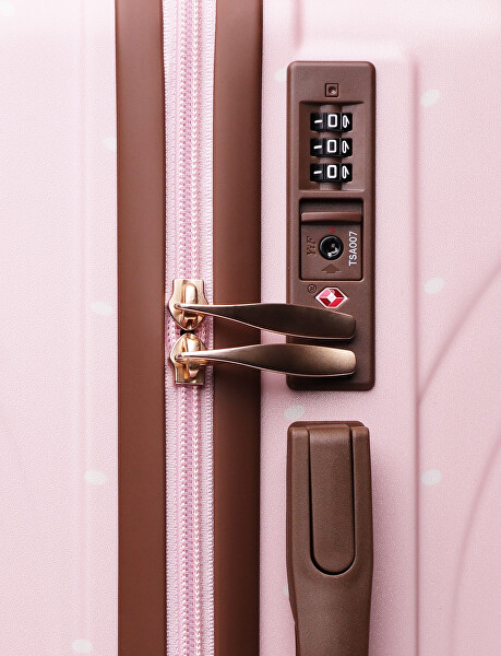 Cestovní kufr Precious Dotty Pink