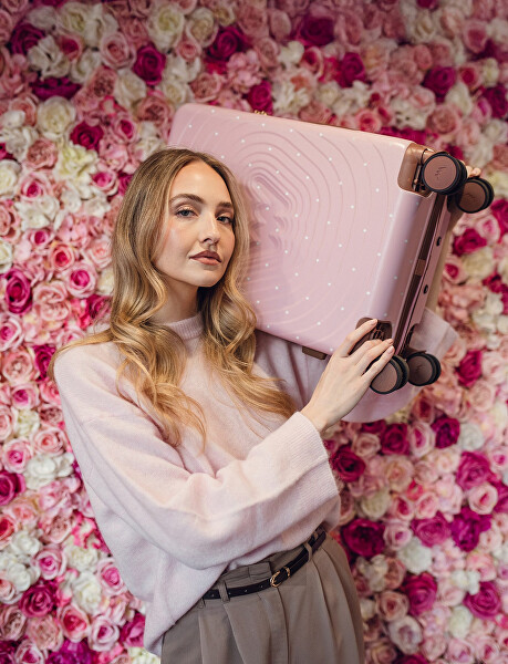 Cestovní kufr Precious Dotty Pink