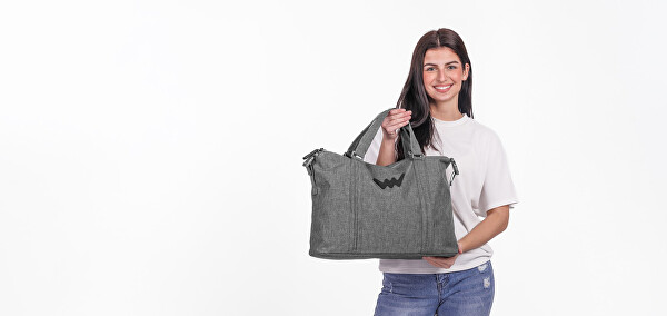 Dámska cestovná taška Carola Dark Grey