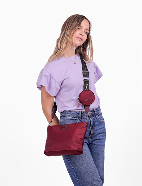 Dámská crossbody kabelka 2 v 1 Mitch Nexa Wine
