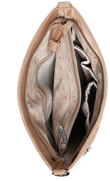 Dámská crossbody kabelka Amma Flowers Beige