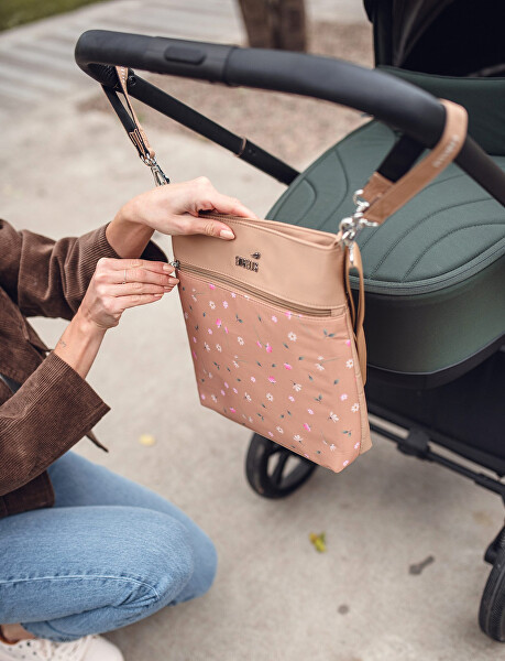 Dámská crossbody kabelka Amma Flowers Beige