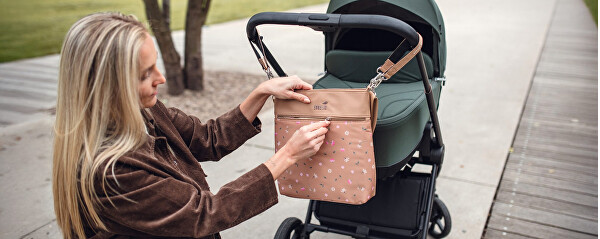 Dámská crossbody kabelka Amma Flowers Beige