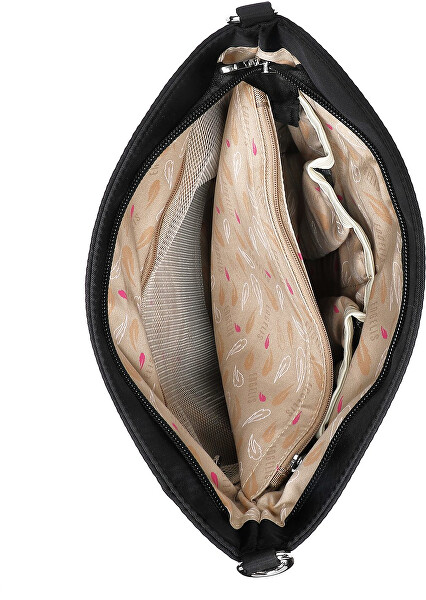 Dámská crossbody kabelka Amma Flowers Black