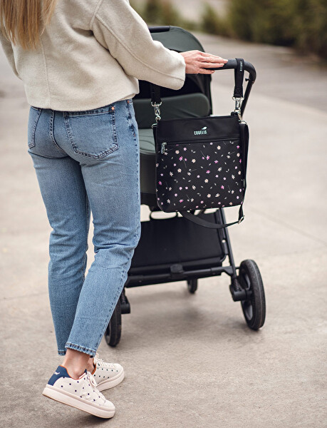 Dámská crossbody kabelka Amma Flowers Black