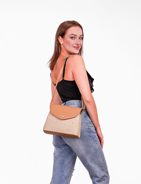 Dámská crossbody kabelka Byrsa Dotty Beige