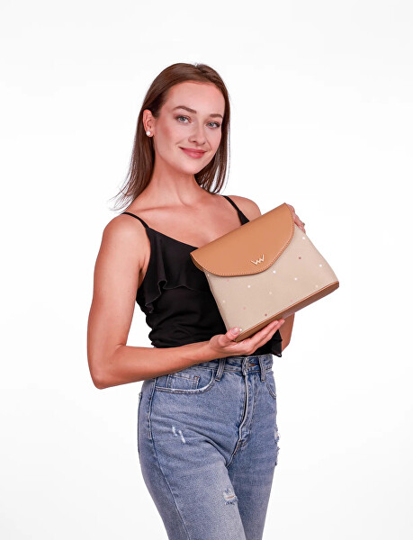Dámská crossbody kabelka Byrsa Dotty Beige