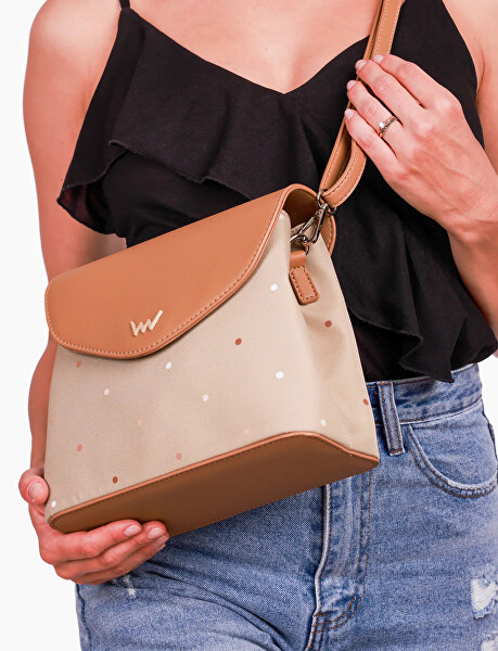 Dámská crossbody kabelka Byrsa Dotty Beige